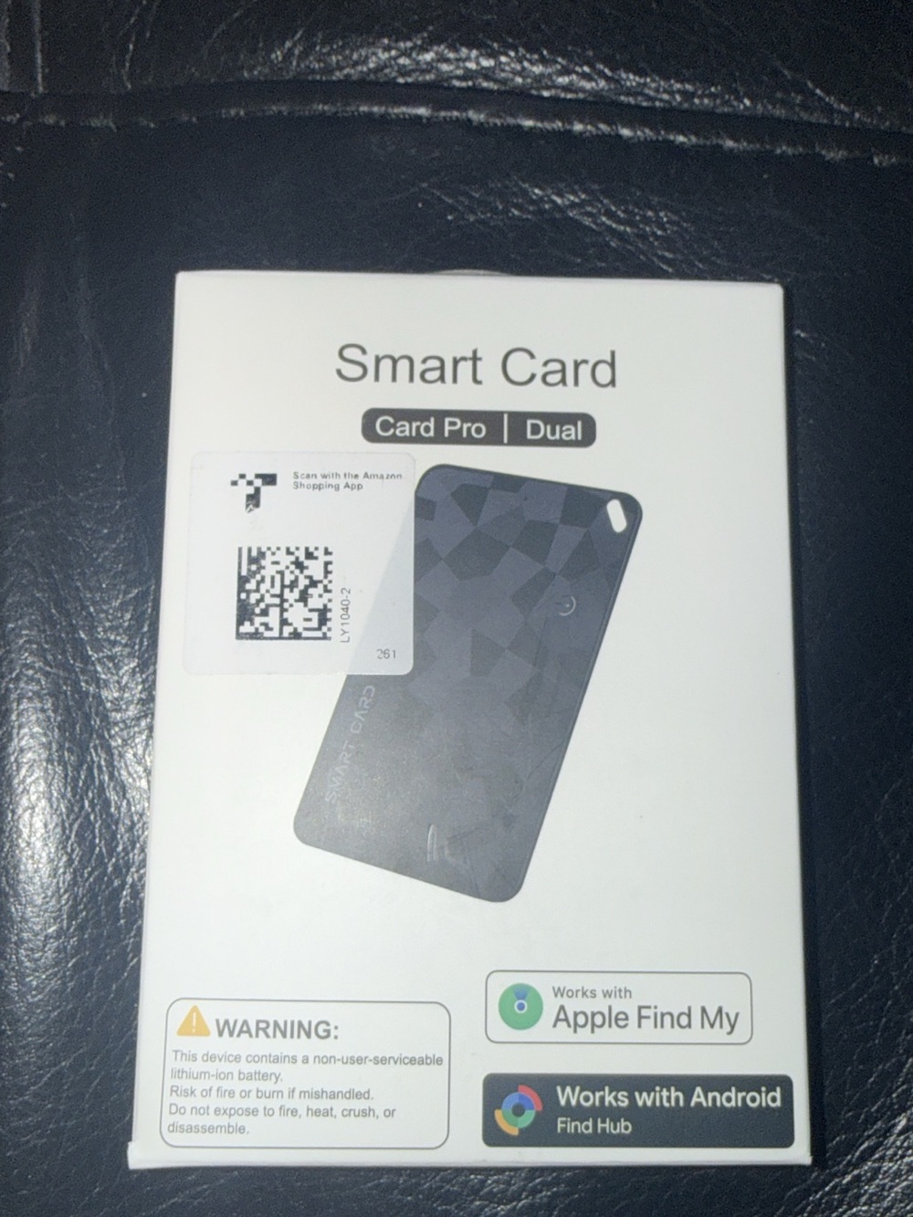 Smart Card Pro Dual - Black Smart Card Trackable Accessory